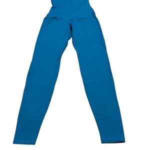 Baobei Blue Pull On Athletic Compression Leggings High Waisted See Measurements